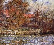 Pierre Renoir The Duck Pond oil painting artist